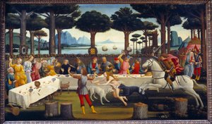 Histoire de Nastagio degli Onesti : Banquet dans la pinède