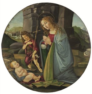 La Vierge adorant l