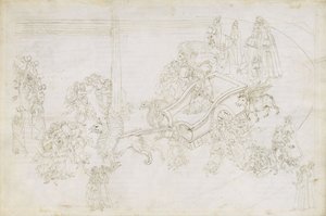 Illustration de la Divine Comédie de Dante Alighieri Purgatorio 31, 1480-1490