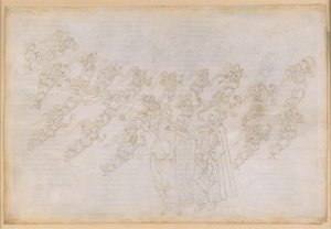 La Divine Comédie, Paradis XXIX. Neuvième sphère (ciel de cristal ou Primum Mobile) : Béatrice explique à Dante la création et la nature des anges - Sandro Botticelli