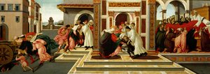 Dernier miracle et la mort de Saint Zénobe, vers 1500