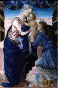 Madone et Enfant avec un ange - Sandro Botticelli