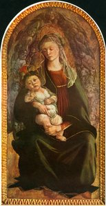 Madone en gloire avec séraphins, vers 1469-1470, 1937 - Sandro Botticelli