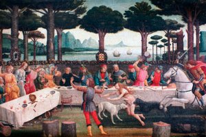 Le Banquet dans la forêt de pins, 1482-1483