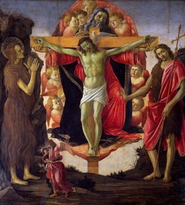 La Sainte Trinité avec les saints Jean-Baptiste, Marie-Madeleine, Tobie et Raphaël, 1491-1493