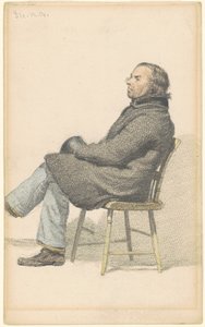 Homme Assis sur une Chaise Hitchcock