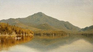 Mont Whiteface depuis le lac Placid, dans les Adirondacks, 1863