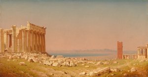 Ruines du Parthénon - Sanford Robinson Gifford