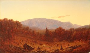 Crépuscule sur Hunter Mountain