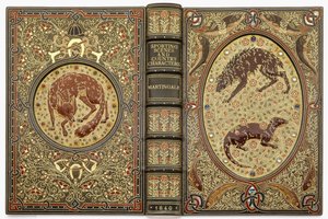 Une reliure ornée de pierres précieuses, représentant plusieurs animaux - Sangorski and Sutcliffe