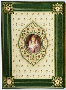 Un portrait ovale de la reine Elizabeth I - Sangorski and Sutcliffe