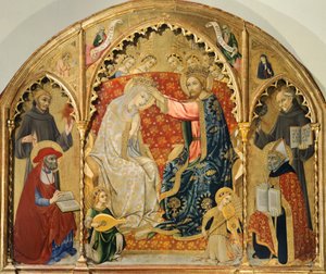 Couronnement de la Vierge par Sano Di Pietro (1406-1481)