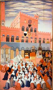 La prédication de Bernardino de Sienne