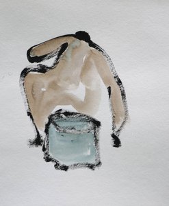 Esquisse abstraite de nu