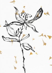 Délicate esquisse florale - Santhosh ch