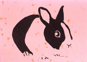 Fantaisie de lapin rose - Santhosh ch
