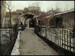 Jardin en hiver