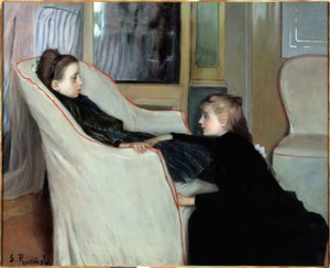 La convalescente - Santiago Rusiñol