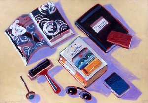Rouleau et lunettes de soleil - Sara Hayward