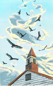 Messengers, 2024 (Linocut)