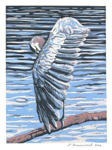Réflexion, 2016 (peinture) - Sarah Drummond