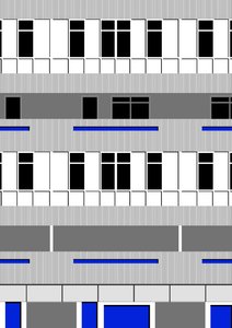 Bloc brutaliste, 2018 (numérique)