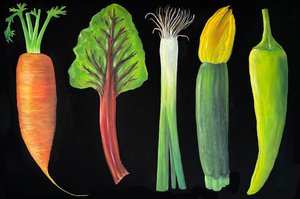 Légumes, 2024 (huile sur toile)
