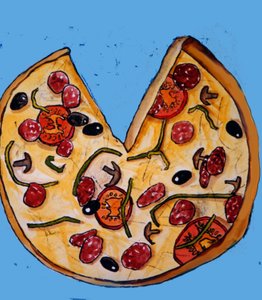Pizza, 2017 - Sarah Thompson Engels