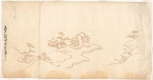 Paysage de style chinois - Sasaya (workshop of)