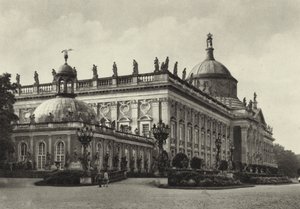 Potsdam, Nouveau Palais (photo n/b)
