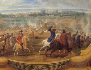 Les actions du prince Louis II de Bourbon Condé, connu sous le nom de Grand Condé, Bataille de Brie-Comte-Robert (détail)
