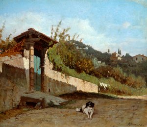 Portique de villa toscane