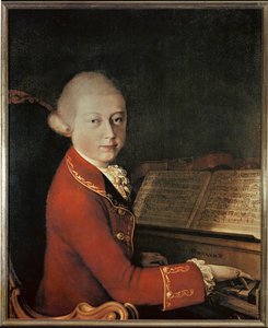 Mozart à Vérone (huile sur toile)