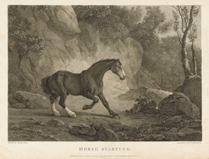 Cheval au départ - Sawrey (after) Gilpin