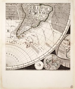 Nouvelle et correcte carte du monde (section), vers 1774 - Sayer & Bennett