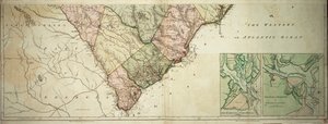 Carte de la Caroline du Nord et du Sud