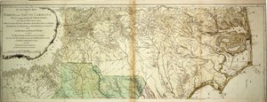 Carte de la Caroline du Nord et du Sud