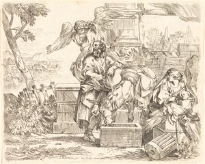 Saint Joseph écoutant le conseil de l