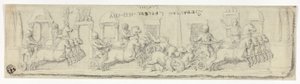 Relief antique de course de chars - Sébastien Le Clerc the elder