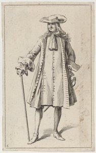 Homme avec une épée - Sébastien Le Clerc the elder