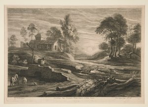 Paysage avec un puits - Schelte Adams Bolswert