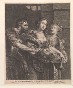 Salomé reçoit la tête de Jean-Baptiste - Schelte Adamsz. Bolswert