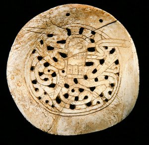 Gorget (coquille marine) - School American
