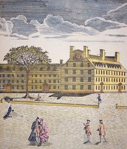 Harvard College, Cambridge, Massachusetts vers 1740