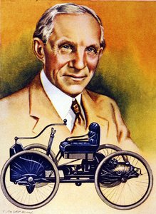 Henry Ford et sa première voiture de 1896