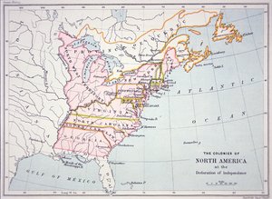 Carte des colonies d
