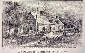 Ferme du New Jersey construite en 1676, d
