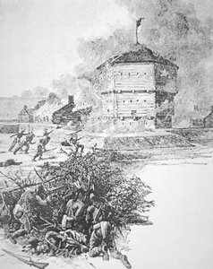 Siège du Fort Detroit par Pontiac, chef de la tribu Ottawa au printemps 1763