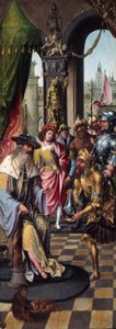 Le roi David recevant l