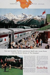 Publicité du chemin de fer Canadien Pacifique pour 